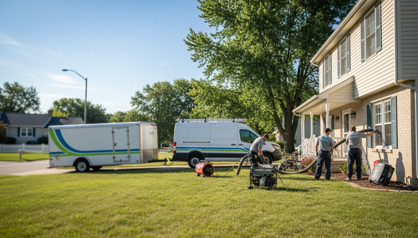Flooded Basement Restoration And Cleanup With Repair in Milford, NE near me